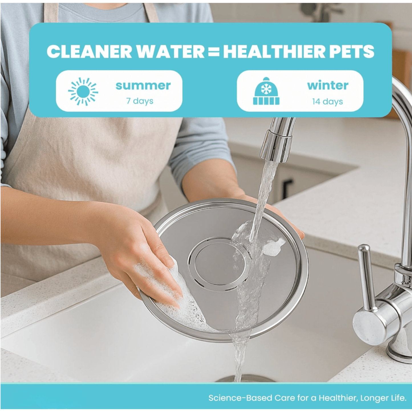 🐾 Hugssnpaws™ Stainless Steel Cat Water Fountain - Hugssnpaws