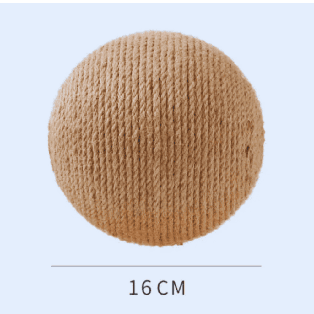 🐾 Hugssnpaws™ Sisal Cat Scratching Ball Toy - Hugssnpaws