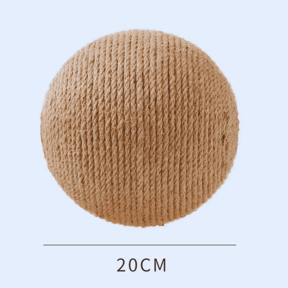 🐾 Hugssnpaws™ Sisal Cat Scratching Ball Toy - Hugssnpaws